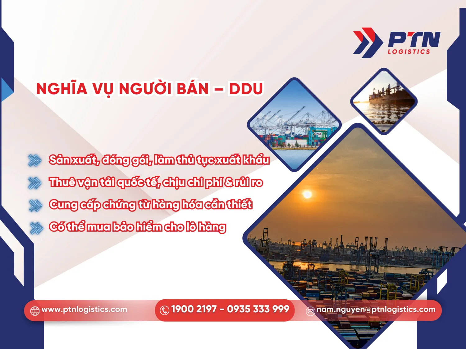 Nghĩa vụ người bán trong điều kiện DDU