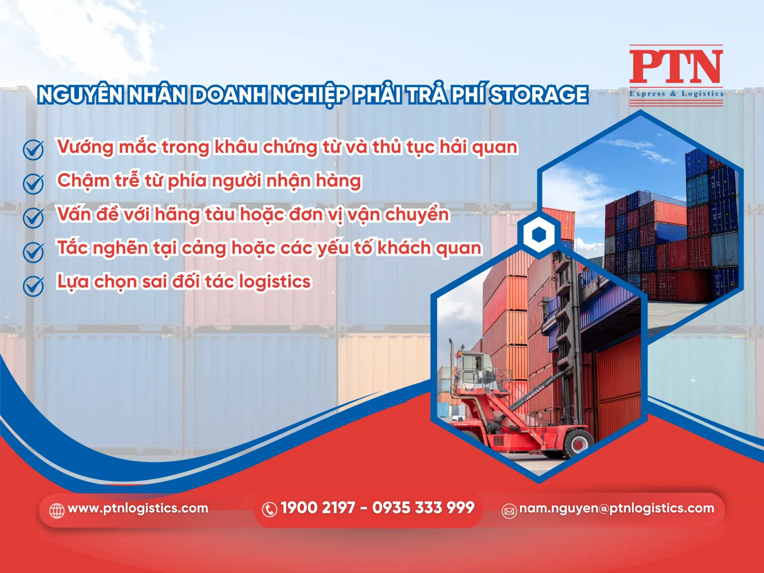 Nguyên nhân doanh nghiệp phải trả phí storage