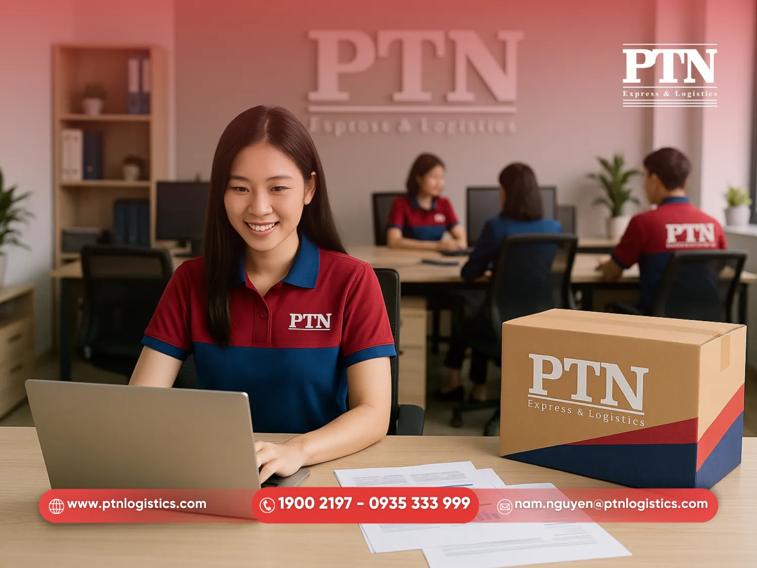 Nhận báo giá chi tiết và xác nhận dịch vụ từ PTN Logistics