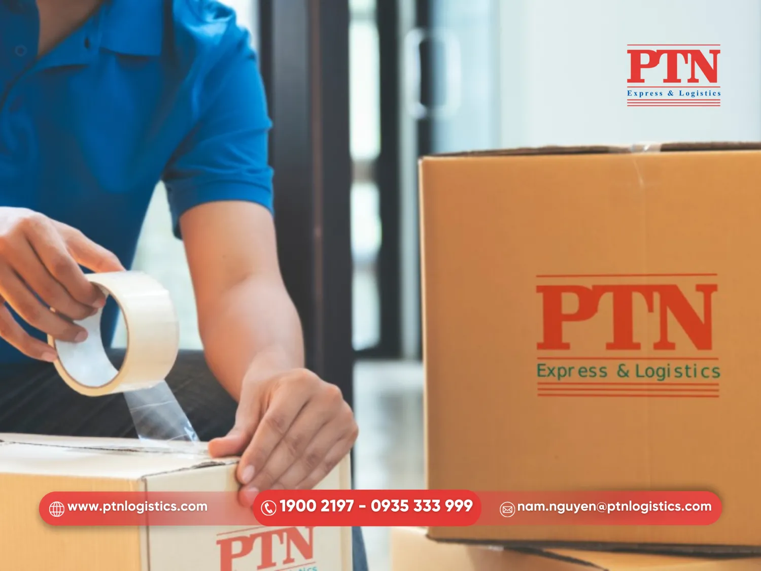 Nhận hàng tận nhà và đóng gói chuyên nghiệp