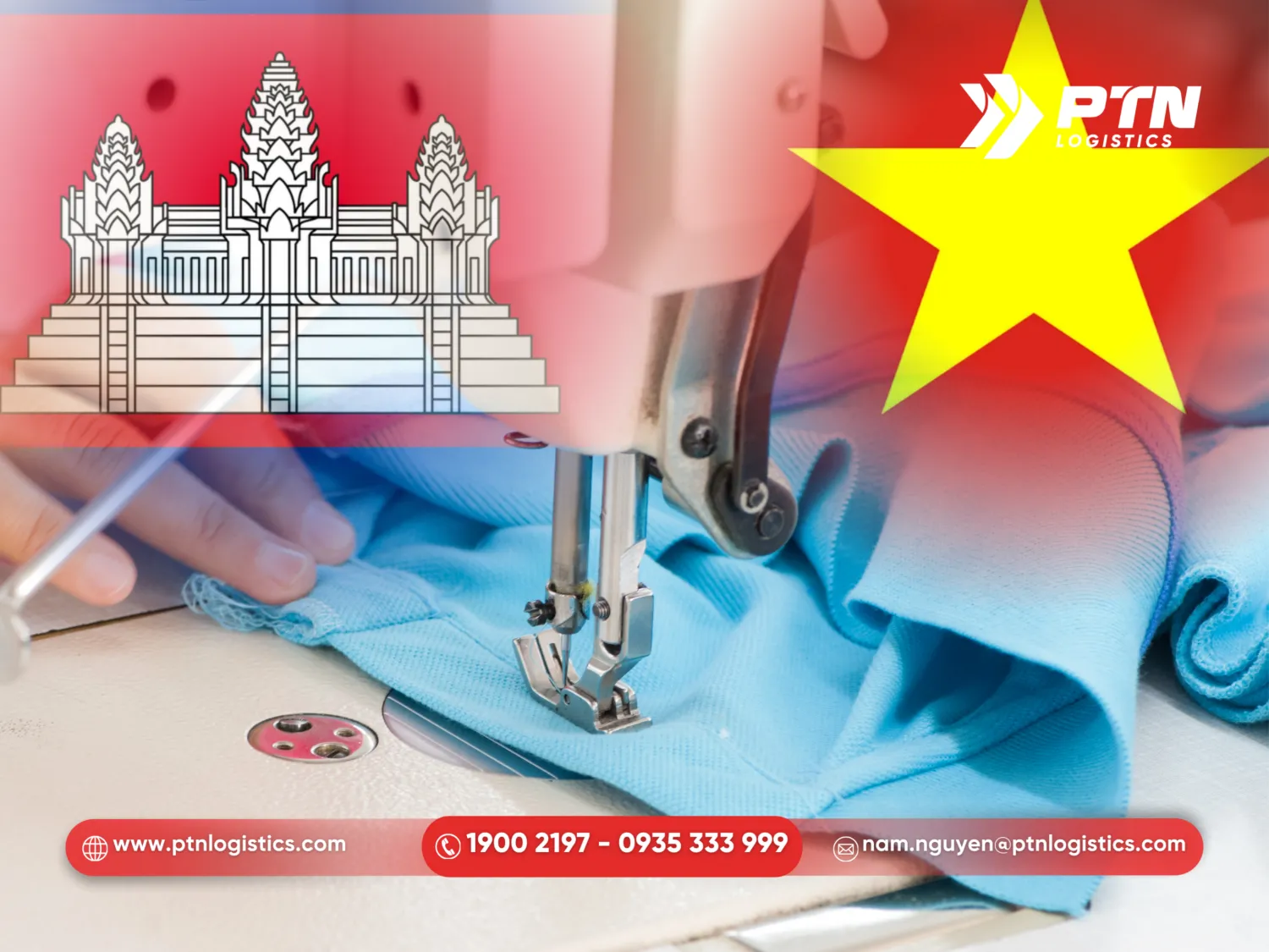 Nhóm hàng may mặc giày da gửi từ Cam về Việt Nam