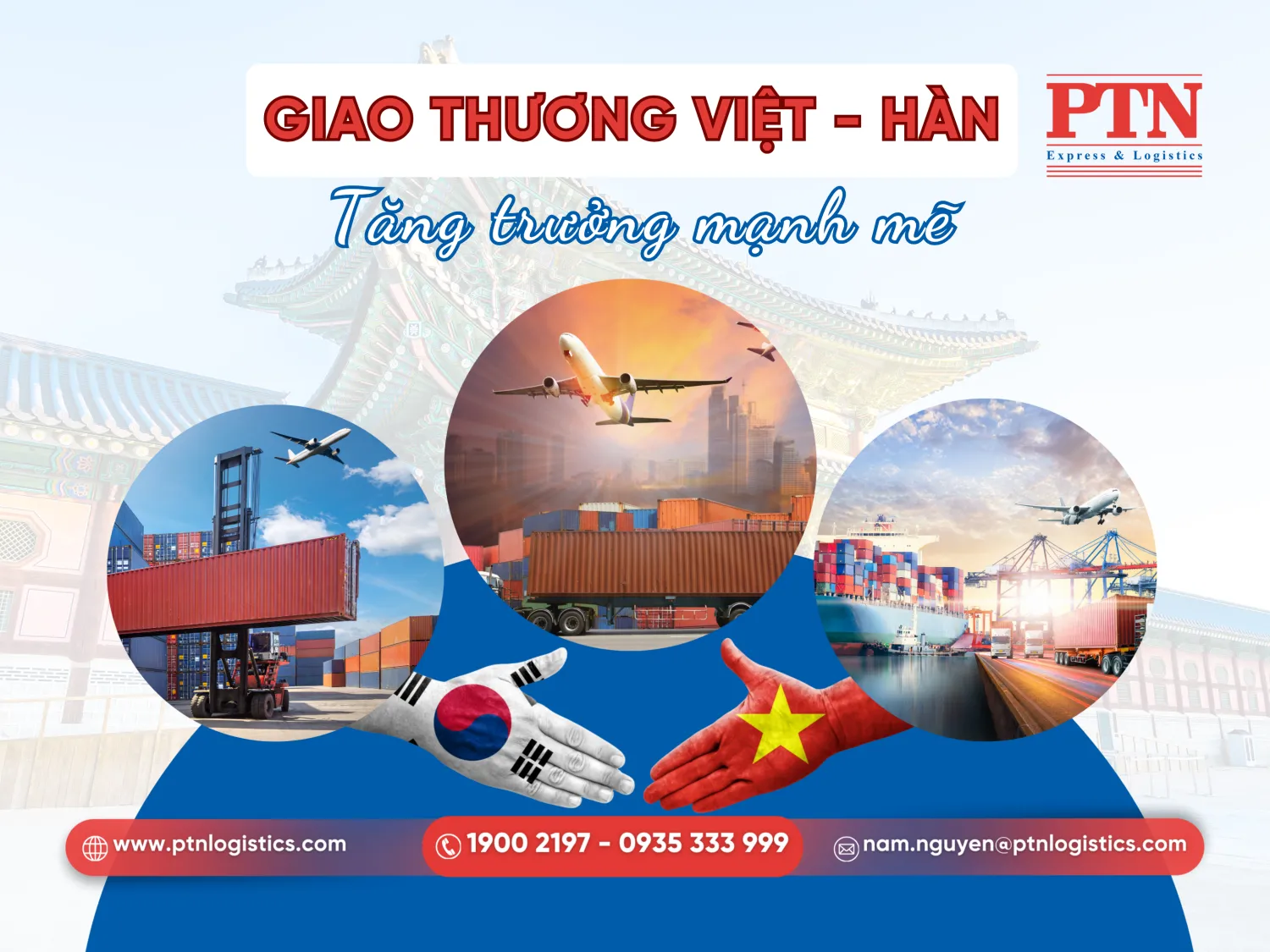 Nhu cầu gửi hàng đi Hàn Quốc hiện nay