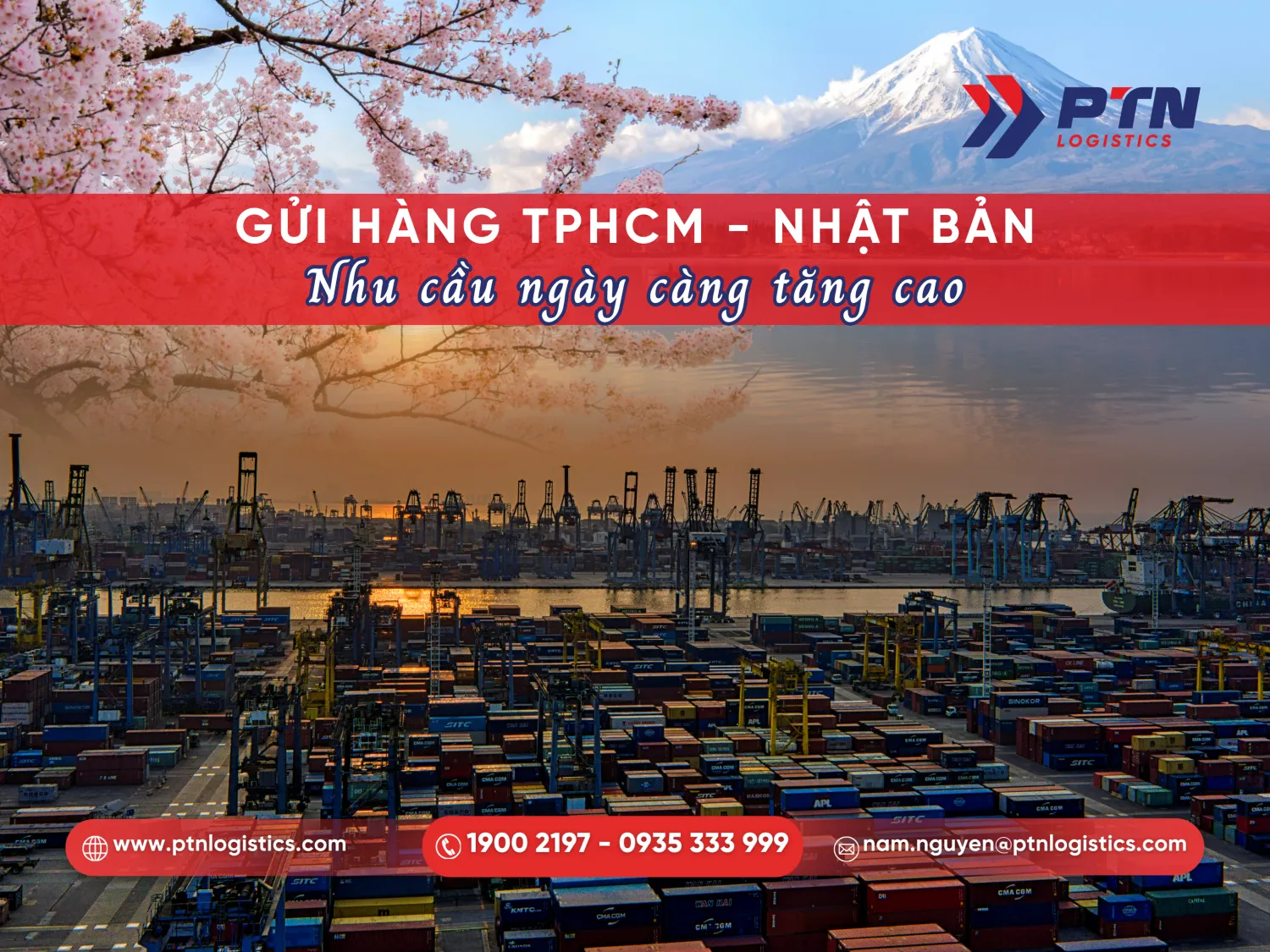 Nhu cầu gửi hàng đi Nhật tại TPHCM hiện nay