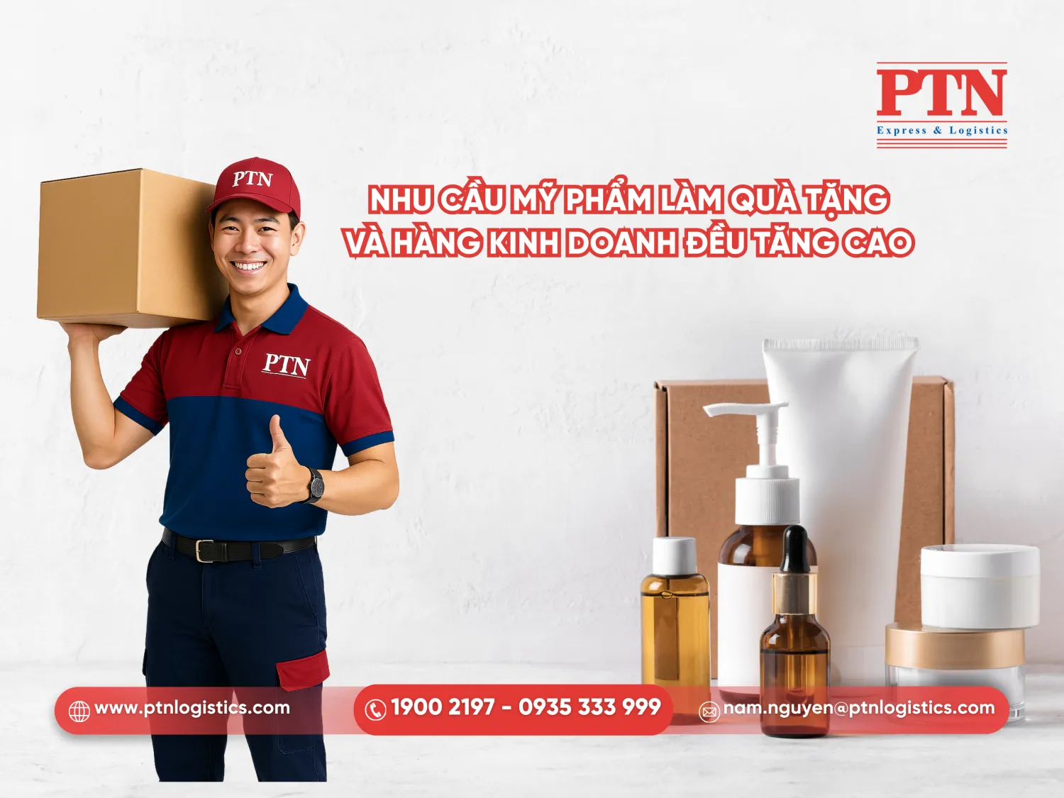 Nhu cầu mỹ phẩm làm quà tặng và hàng kinh doanh đều tăng cao