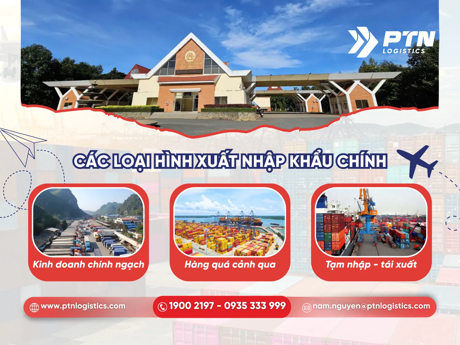 Những loại hình xuất nhập khẩu chính