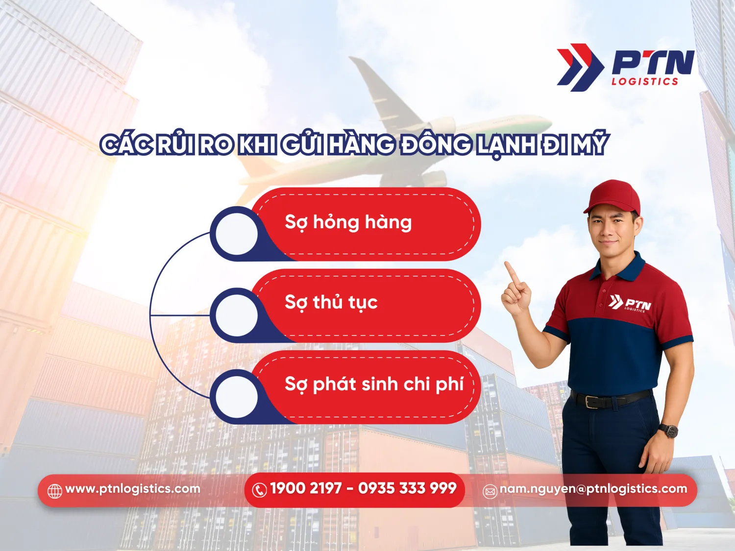 Những rủi ro khi gửi hàng đong lạnh đi Mỹ