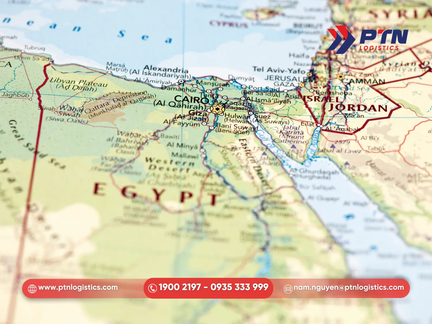 Những tuyến đường biển đi qua kênh đào Suez