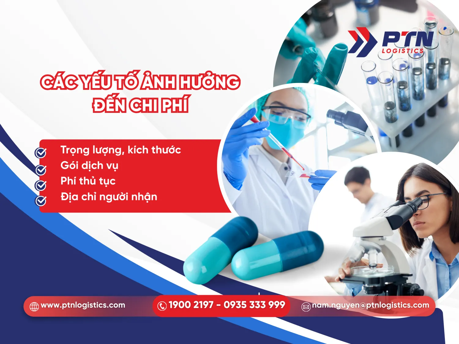 Những yếu tố ảnh hưởng đến chi phí gửi thuốc tây