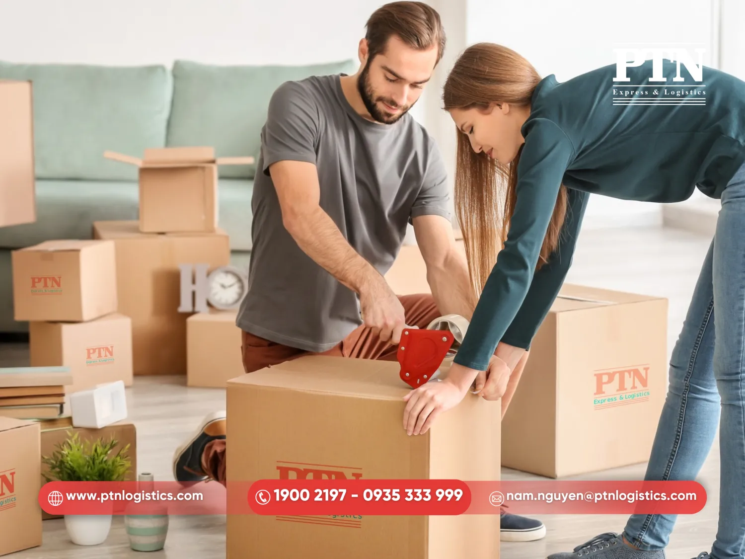 Niêm phong hàng hóa kỹ càng