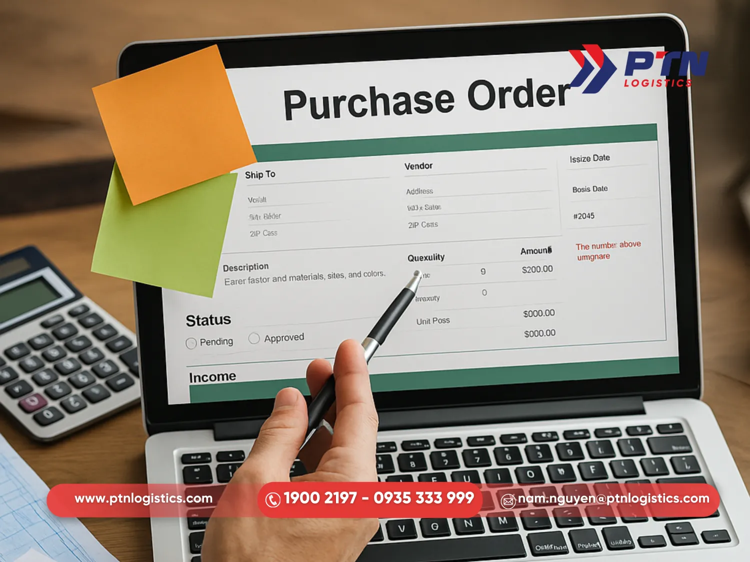 PO - Purchase order