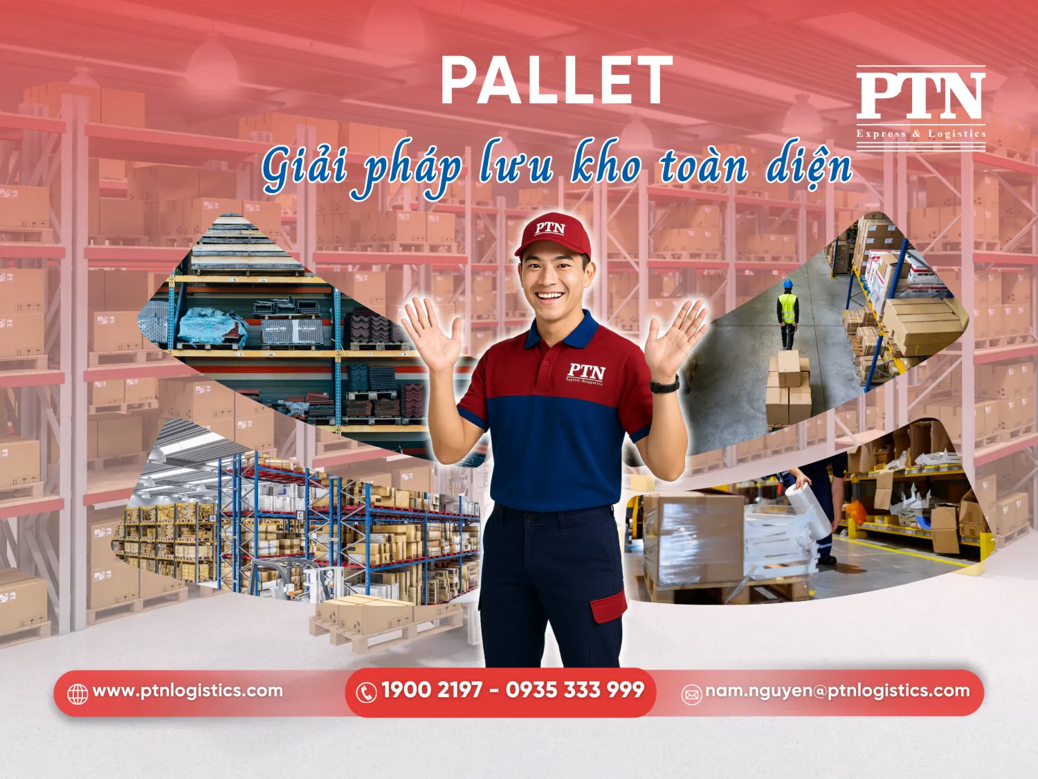Pallet giúp dễ dàng quản lý và tiềm kiếm