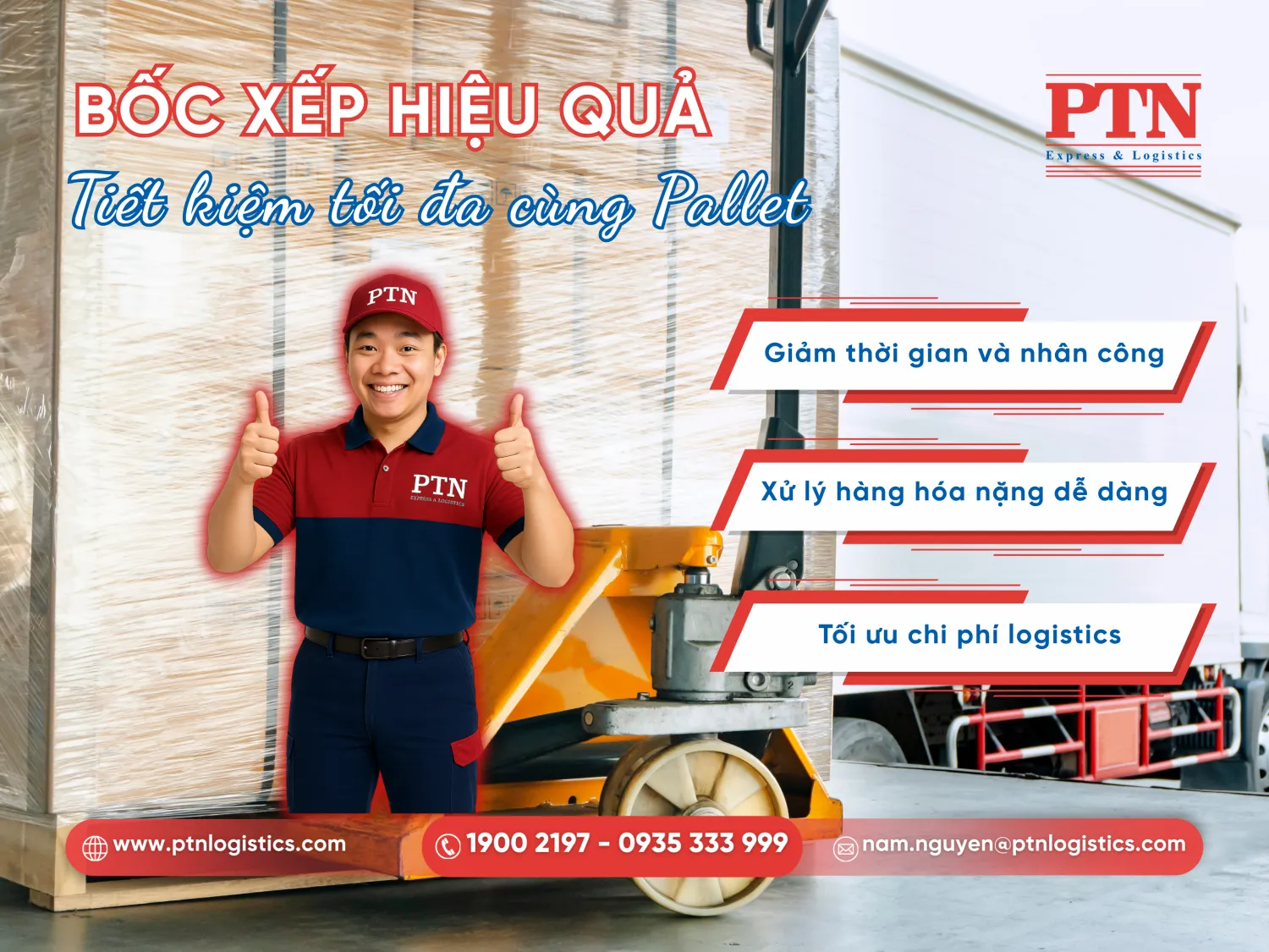 Pallet giúp tối ưu việc bốc xếp