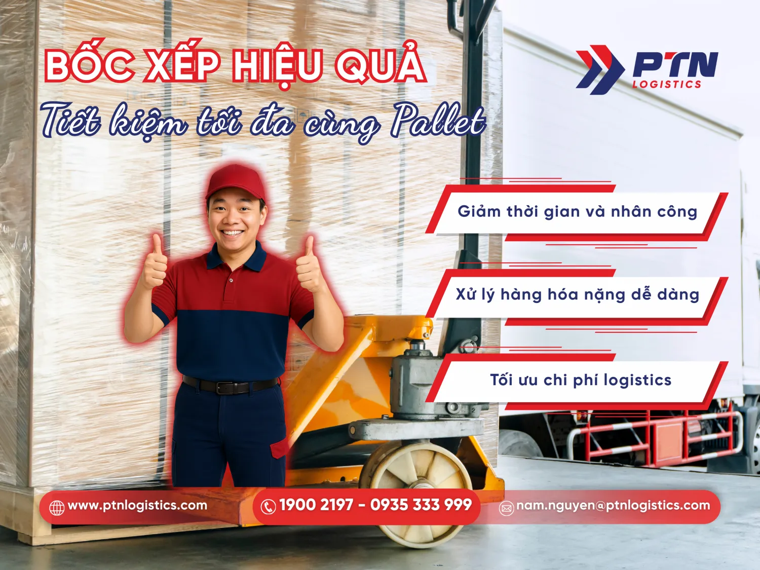 Pallet giúp việc bốc xếp hiệu quả hơn