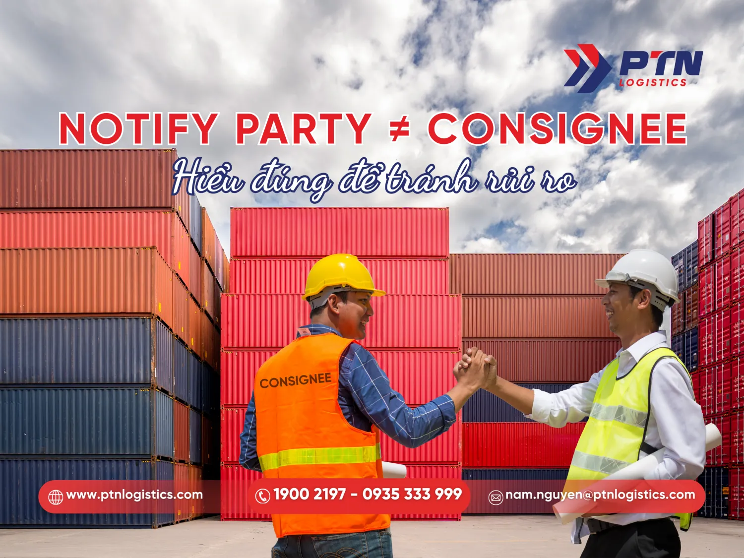 Phân biệt giữa notify party là consignee