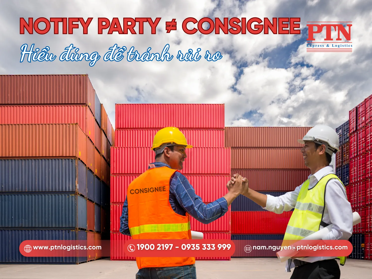 Phân biệt Notify Party và Consignee 