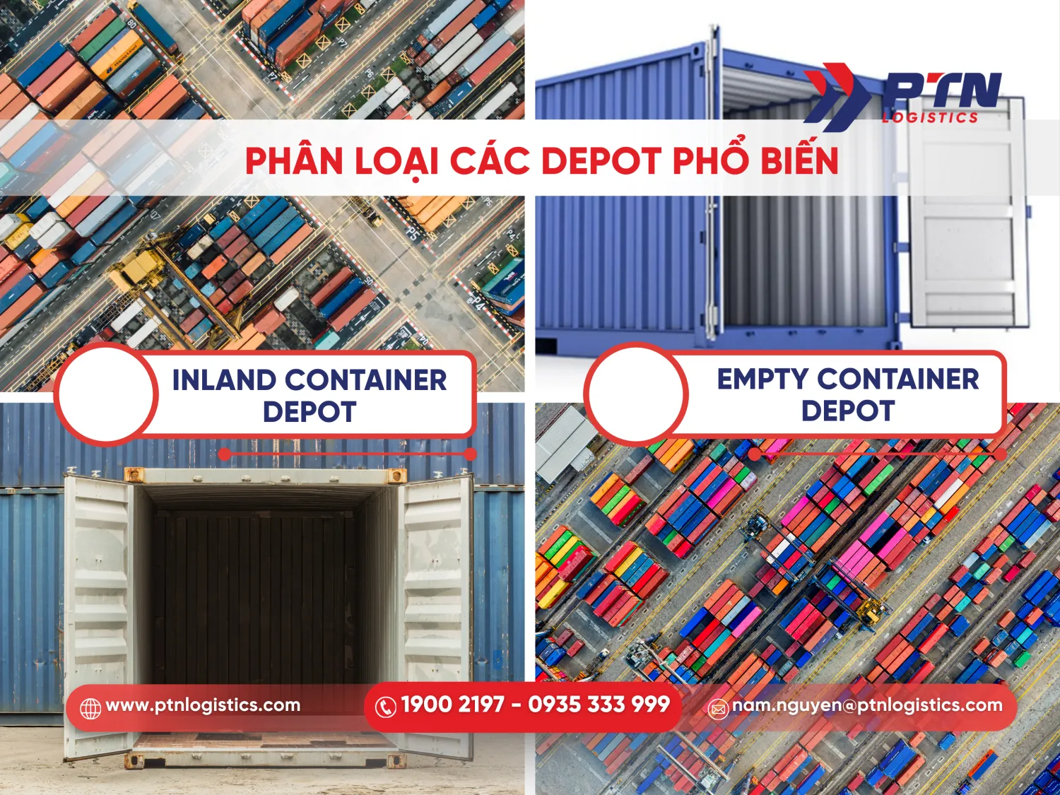 Phân loại các depot phổ biến nhất