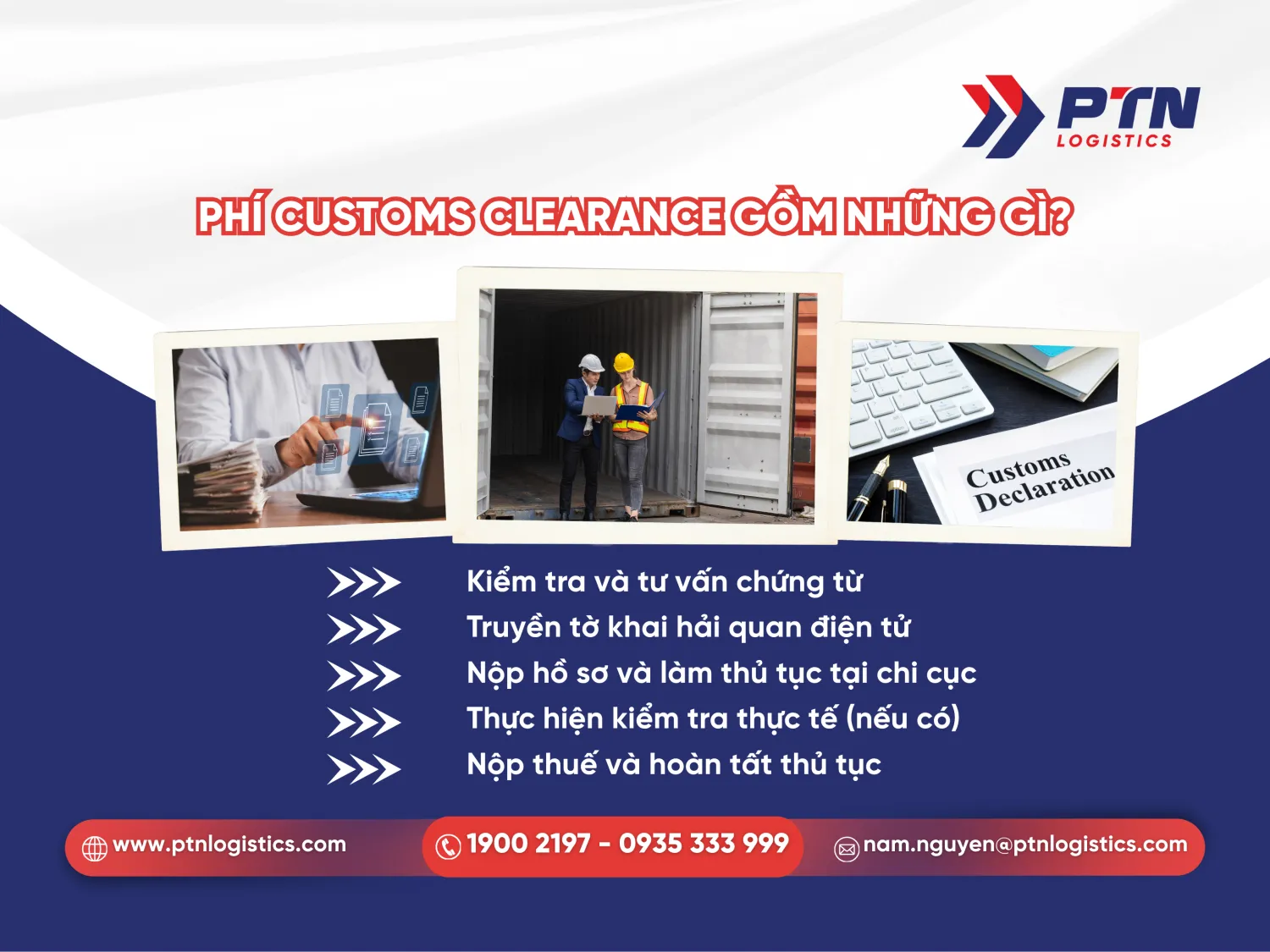 Phí customs clearance gồm những gì?