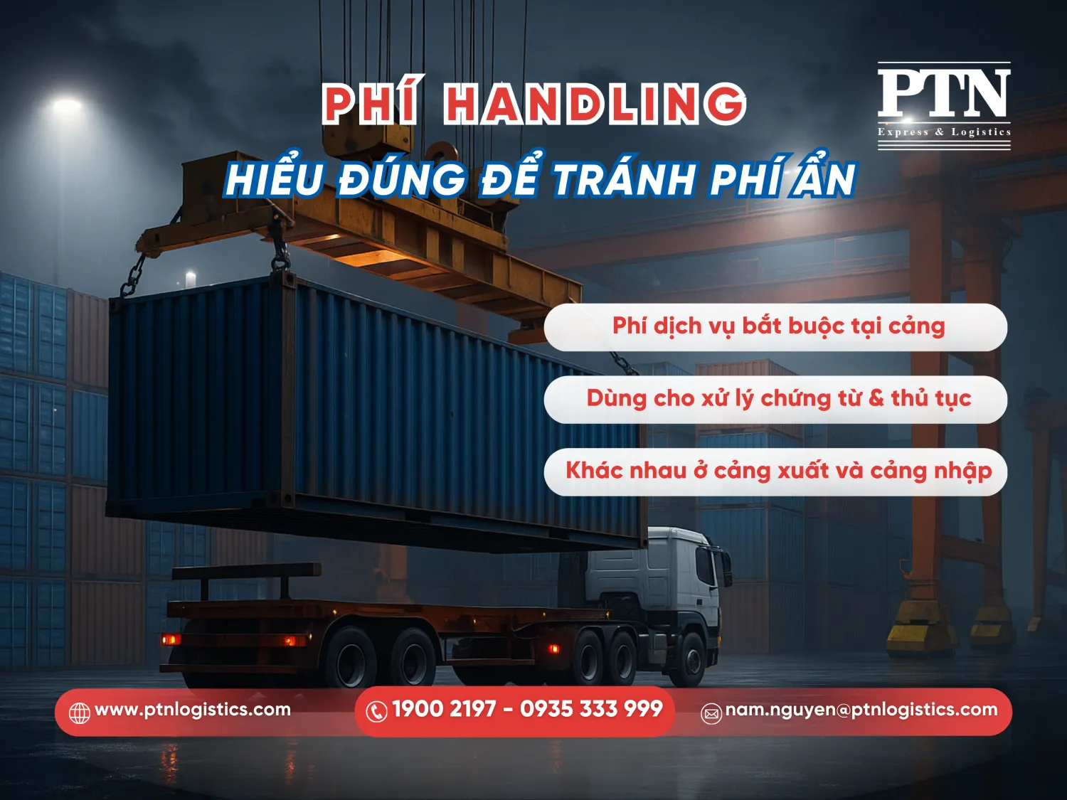 Phí handling là gì?