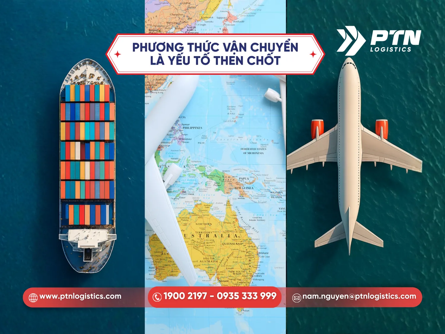 Phương thức vận chuyển hàng hóa là yếu tố then chốt