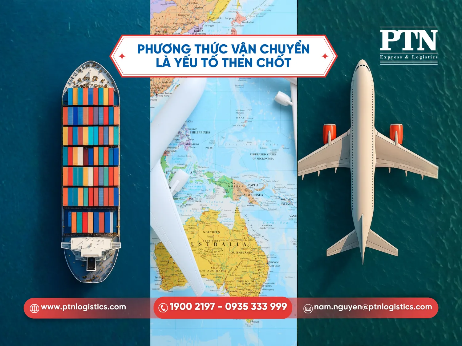 Phương thức vận chuyển là yếu tố then chốt