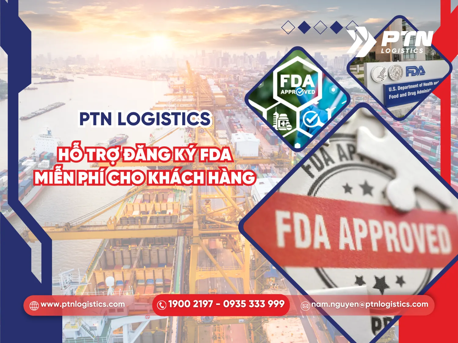 PTN hỗ trợ đăng ký FDA