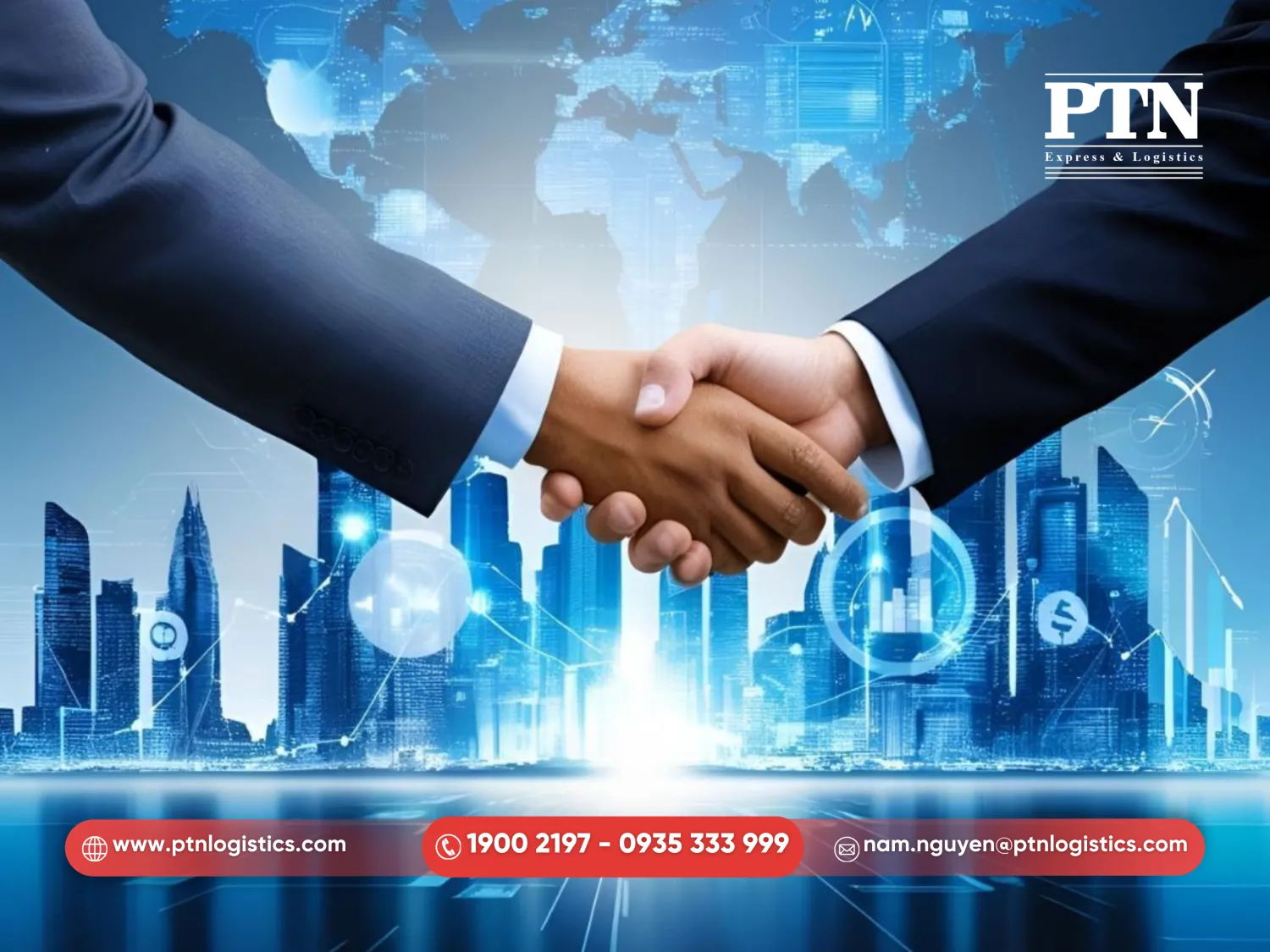 PTN Logistics có hệ thống đối tác ở Mỹ