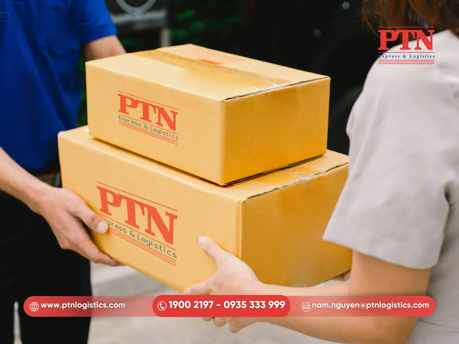 PTN Logistics giao hàng tận tay người nhận ở Mỹ
