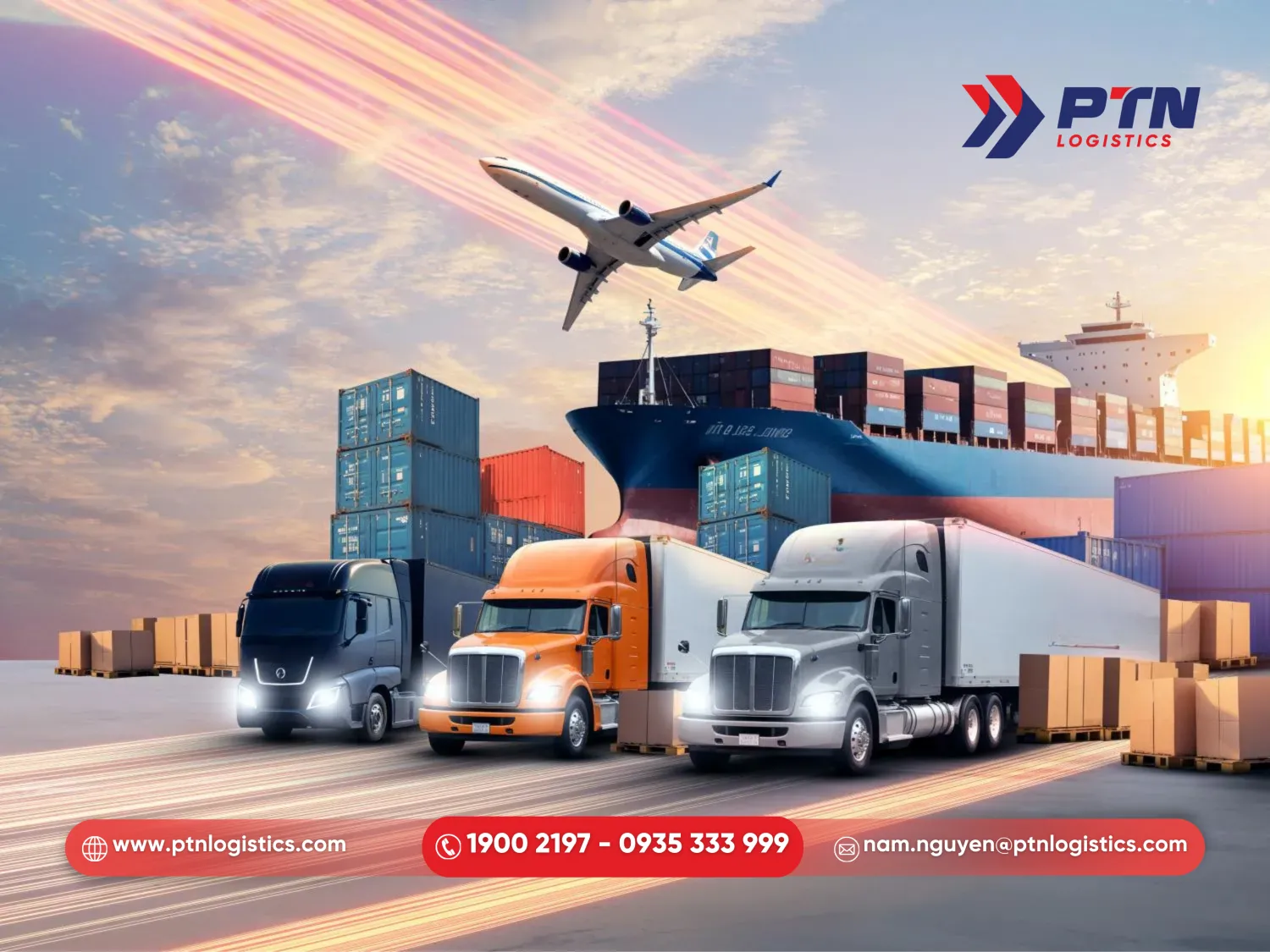PTN Logistics hỗ trợ tối ưu lộ trình vận tải tiết kiệm chi phí giảm tắc nghẽn