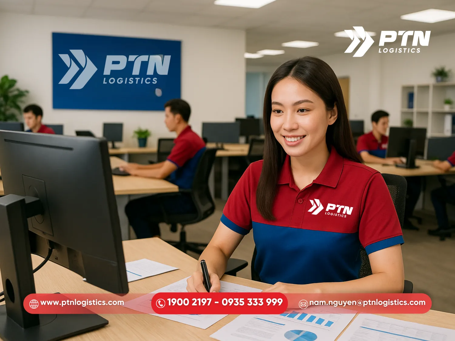 PTN Logistics sẽ liên hệ và tư vấn hàng hóa