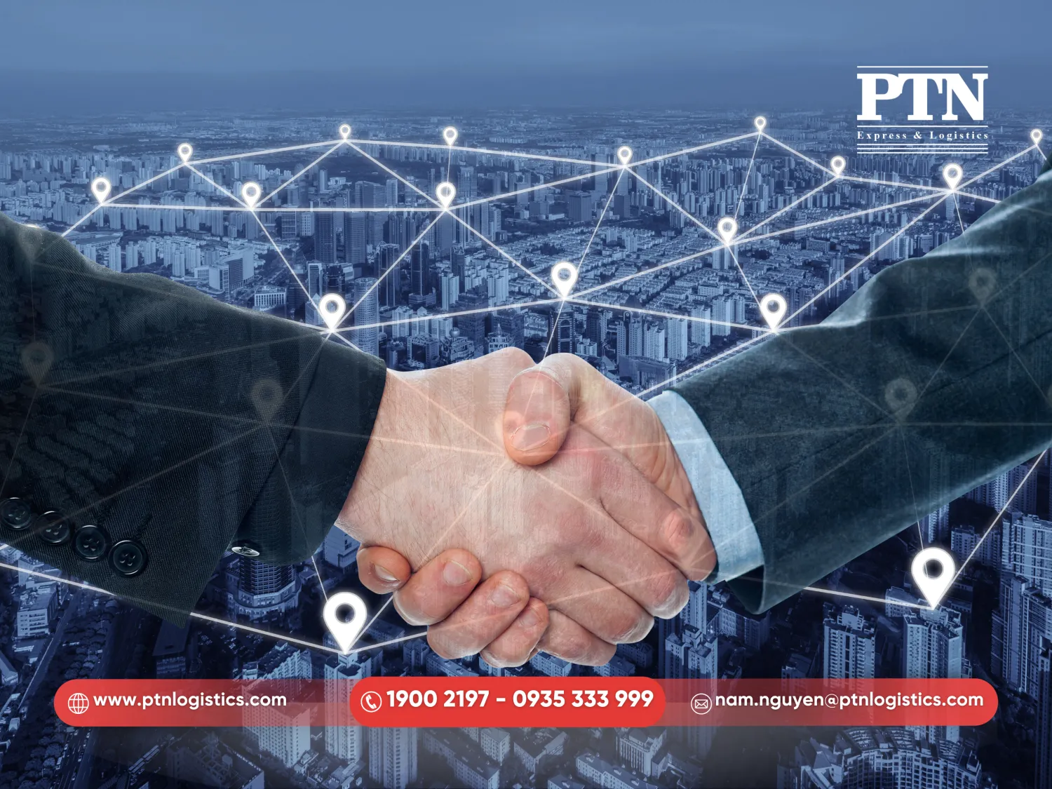 PTN Logistics sở hữu mạng lưới đối tác hàng không rộng lớn