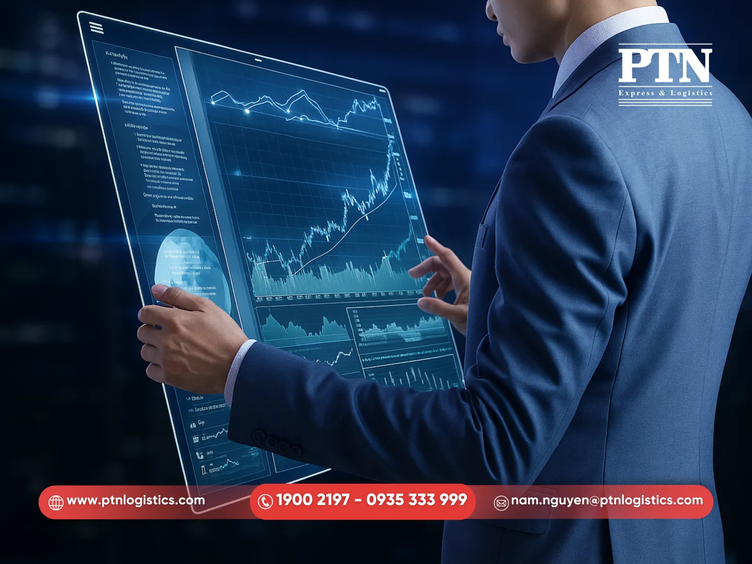 PTN phân tích dữ liệu chuyên sâu, cung cấp giá cước chủ động