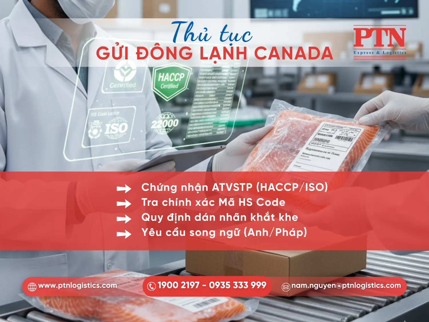 Quy định thủ tục xuất khẩu vào Canada