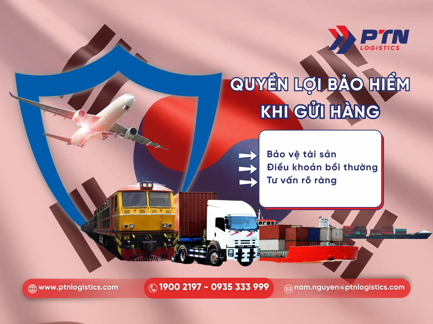 Quyền lợi bảo hiểm khi gửi hàng