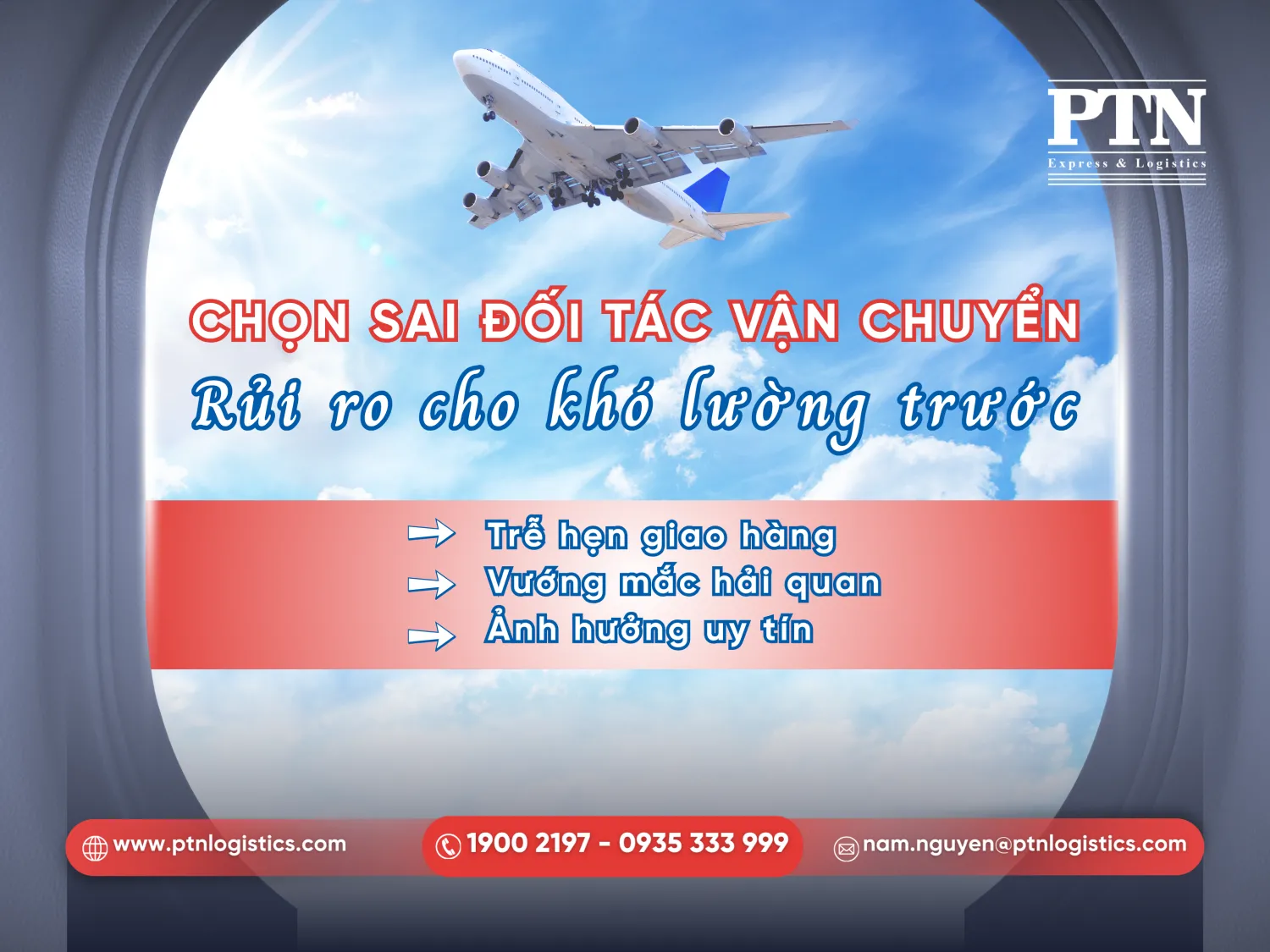Rủi ro khi chọn sai đơn vị vận chuyển