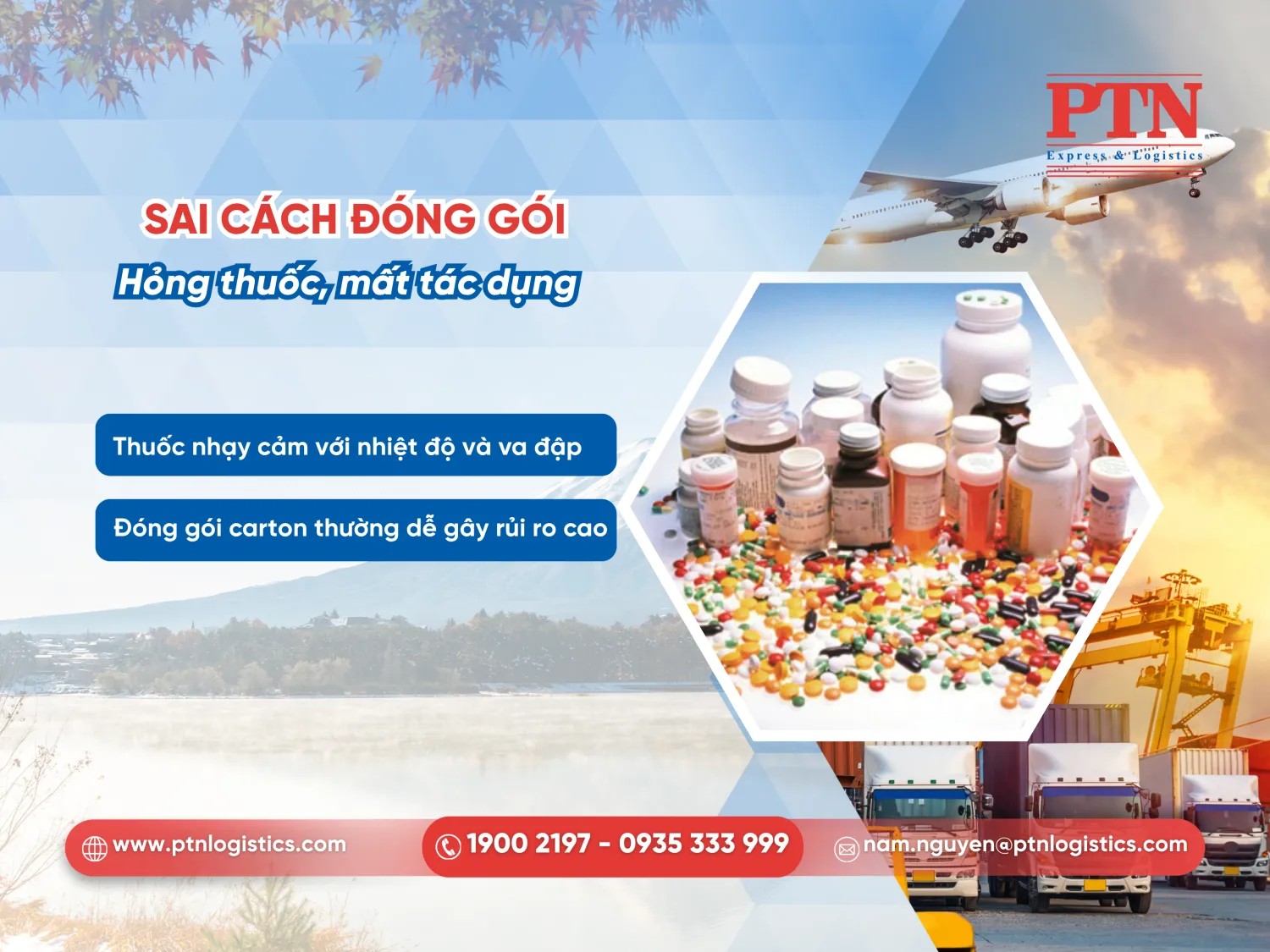 Sai cách đóng gói - Hỏng thuốc, mất tác dụng