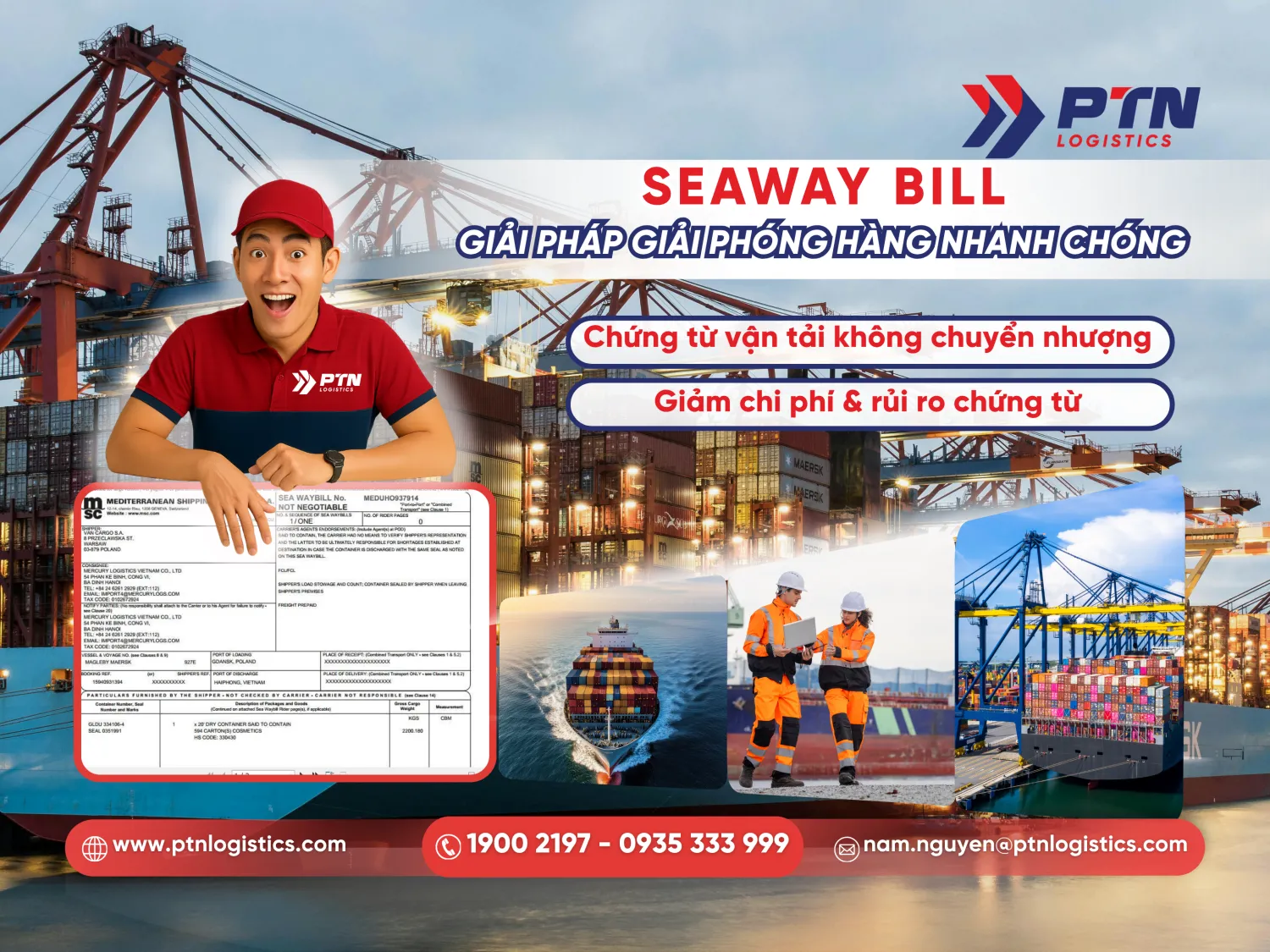 Seaway bill là gì? Giải pháp giải phòng hàng nhanh chóng