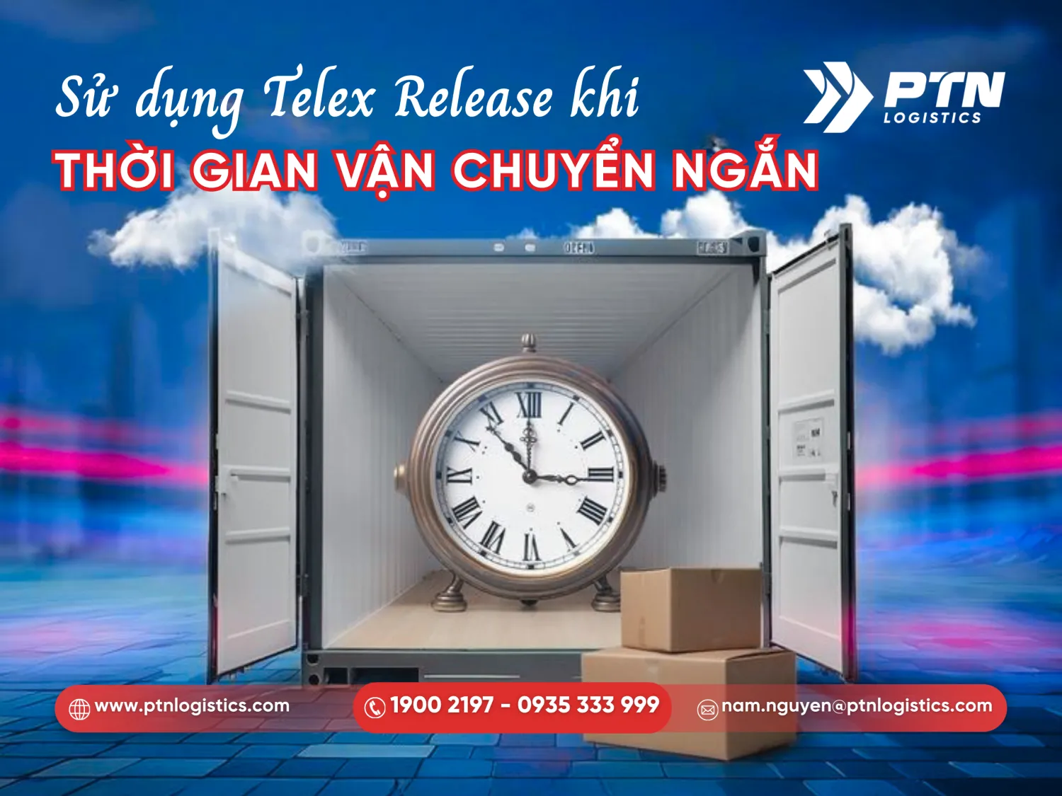 Sử dụng telex release khi thời gian vận chuyển ngắn