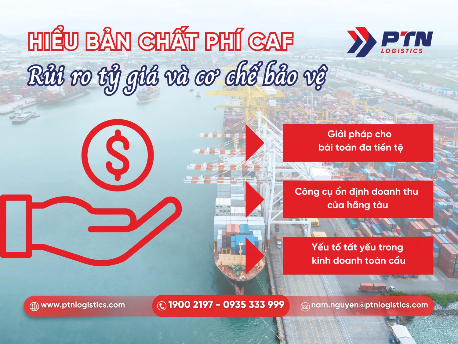 Tại sao lại có phí CAF