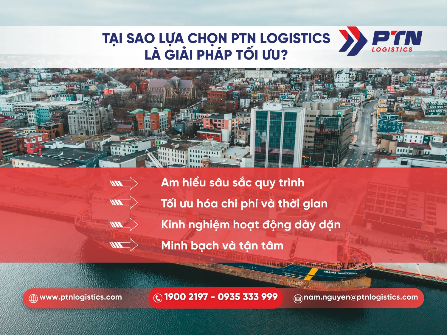 Tại sao lựa chọn PTN Logistics là một giải pháp tối ưu