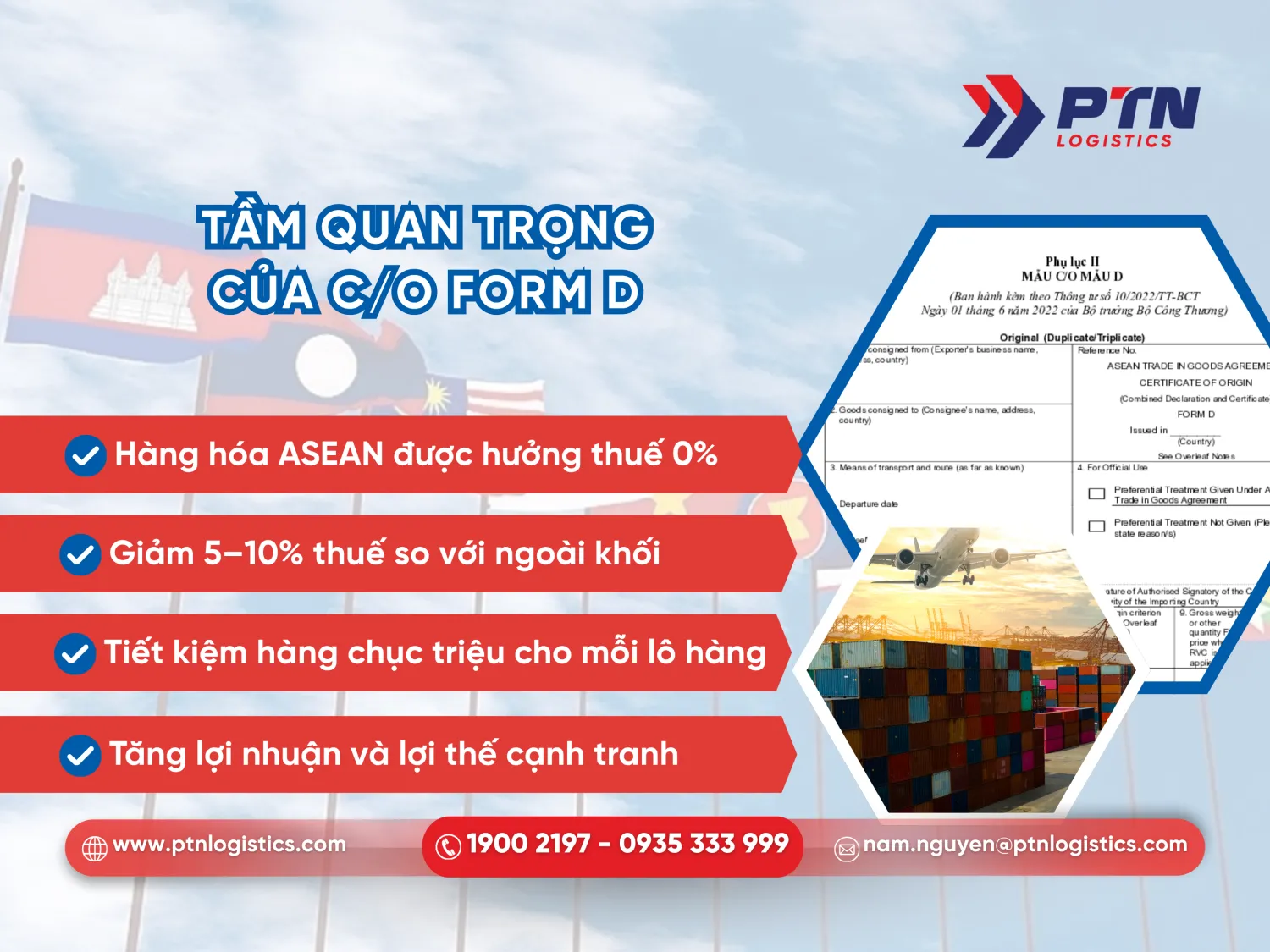 Tầm quan trọng của C/O Form D
