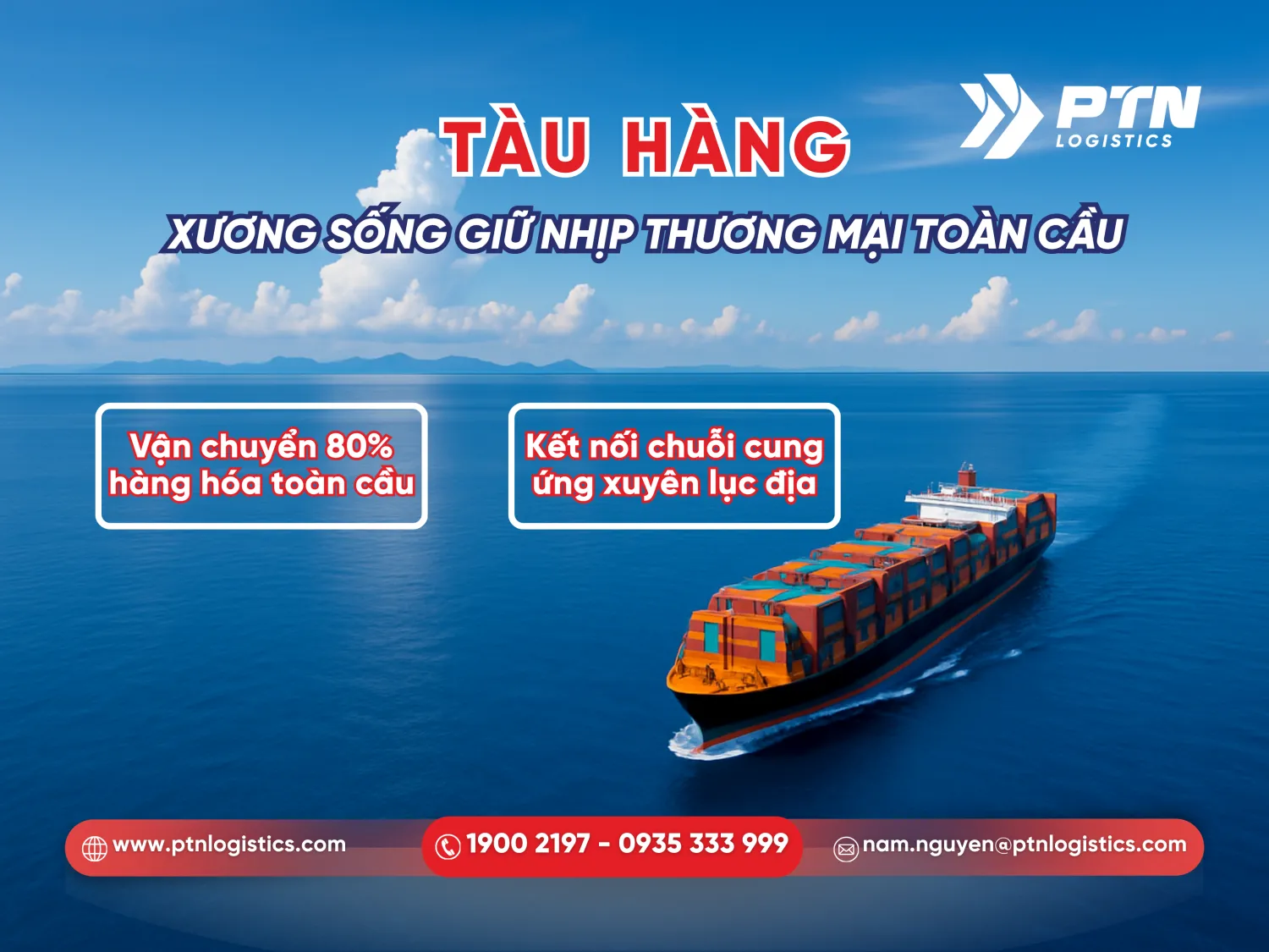 Tàu hàng - Xương sống giữ nhịp thương mại toàn cầu