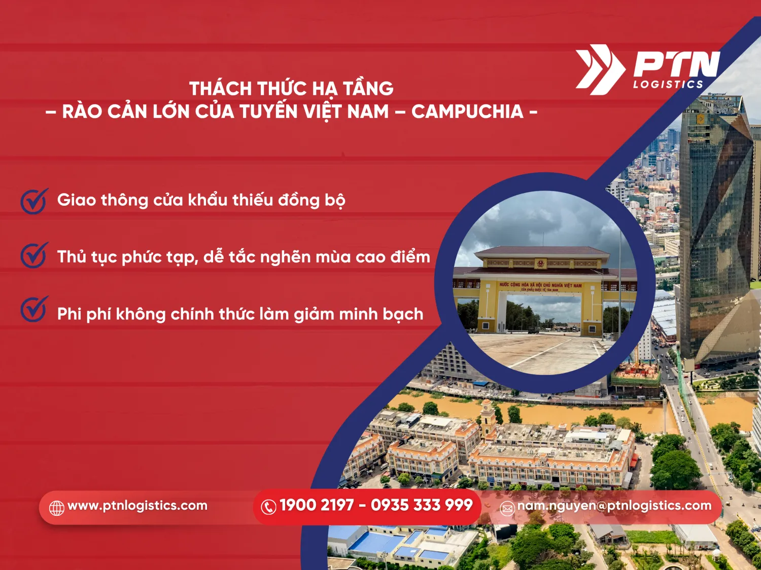 Thách thức về hạ tầng của tuyến Việt Nam-Campuchia