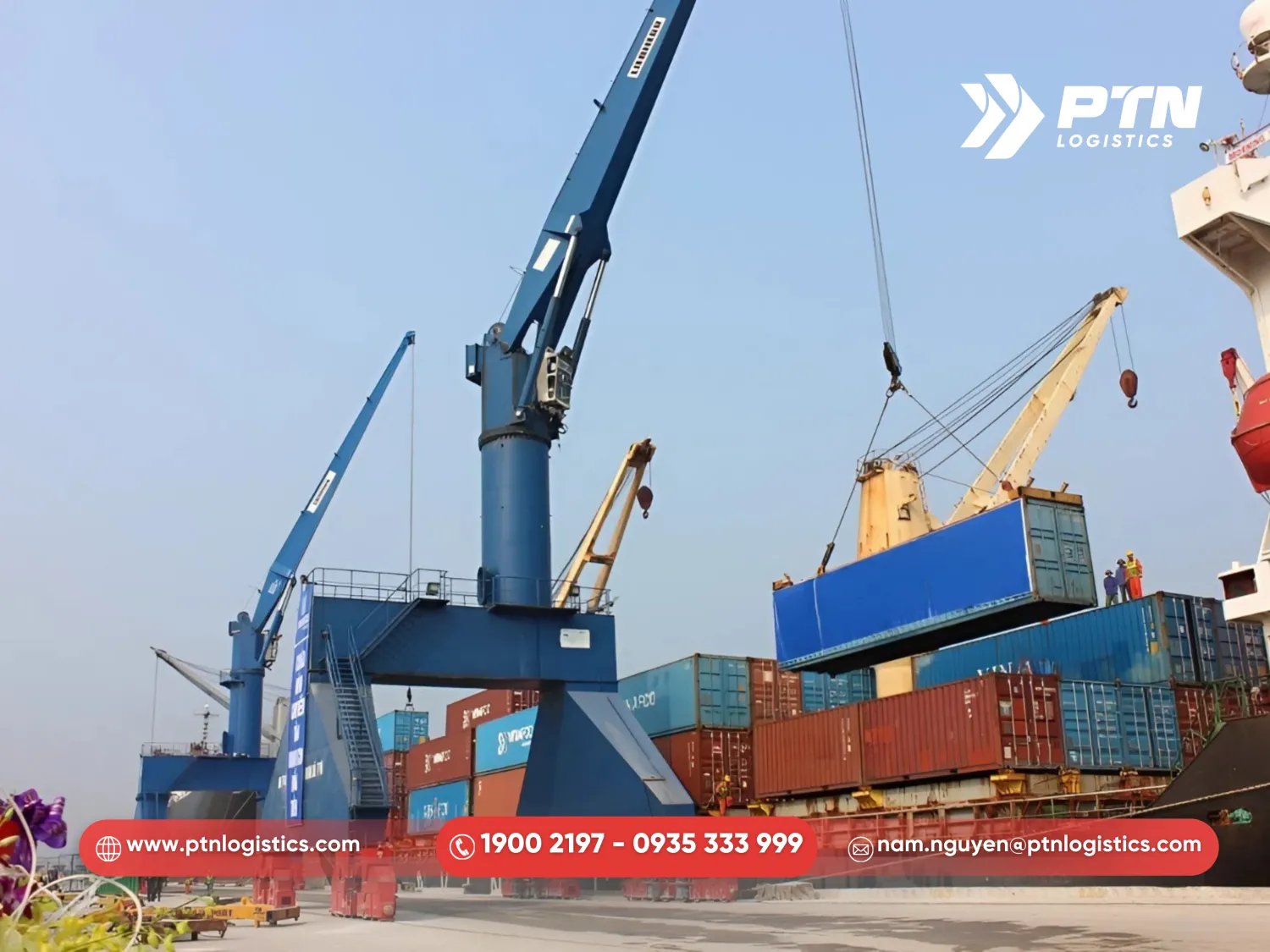 Thay đổi cảng dỡ hàng hóa