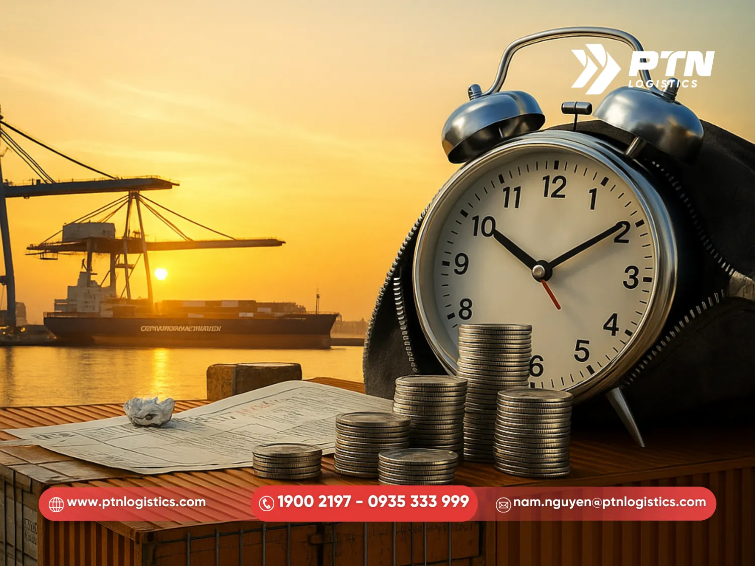 Thời gian vận chuyển giá cước và phụ phí logistics