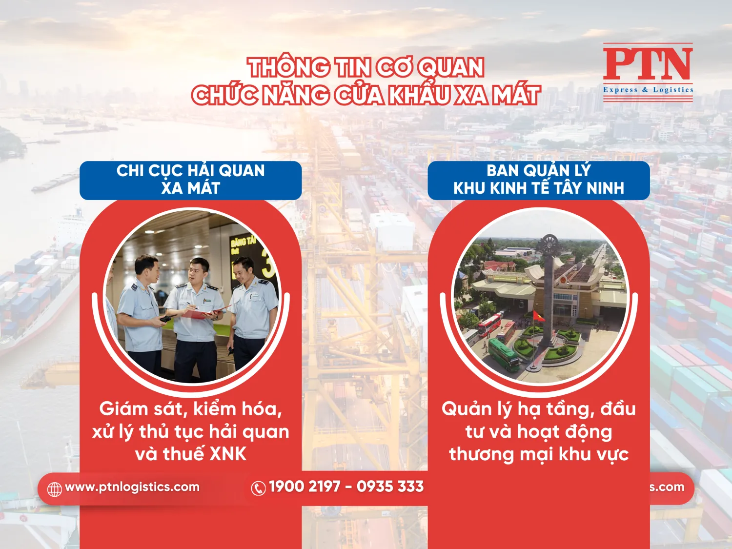 Thông tin cơ quan chức năng cửa khẩu Xa Mát