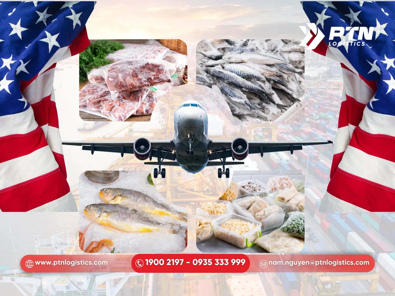 Thực trạng của gửi thực phẩm đong lạnh đi Mỹ