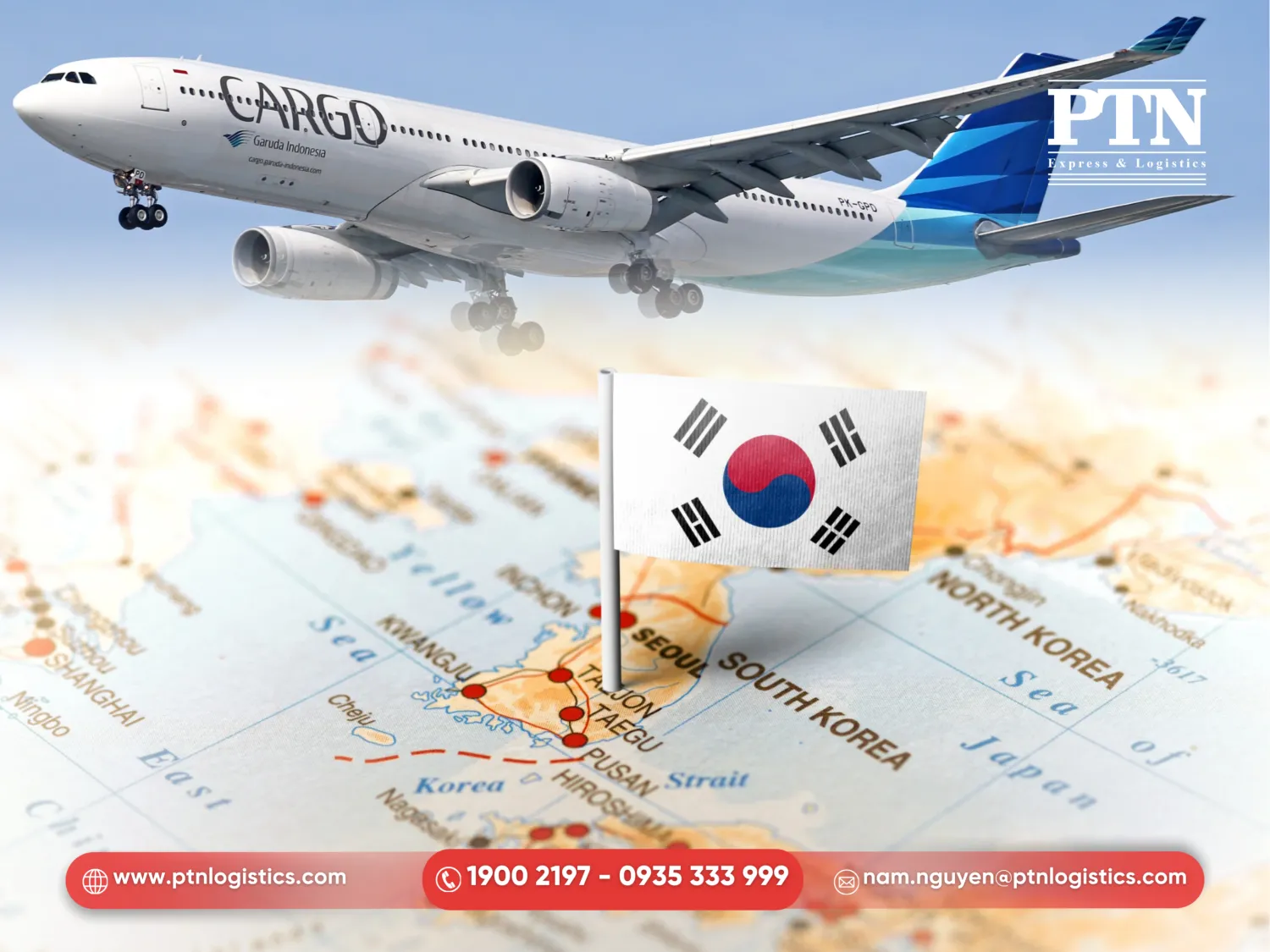 Tiến hành vận chuyển hàng không