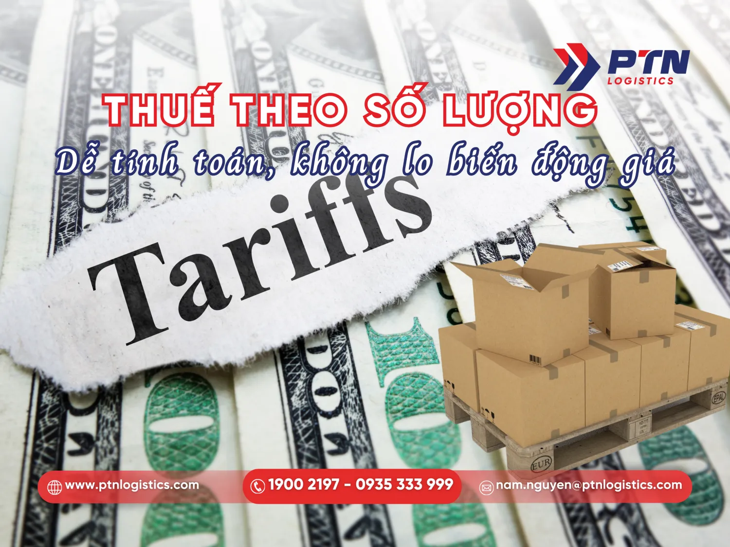 Tính tariff theo số lượng