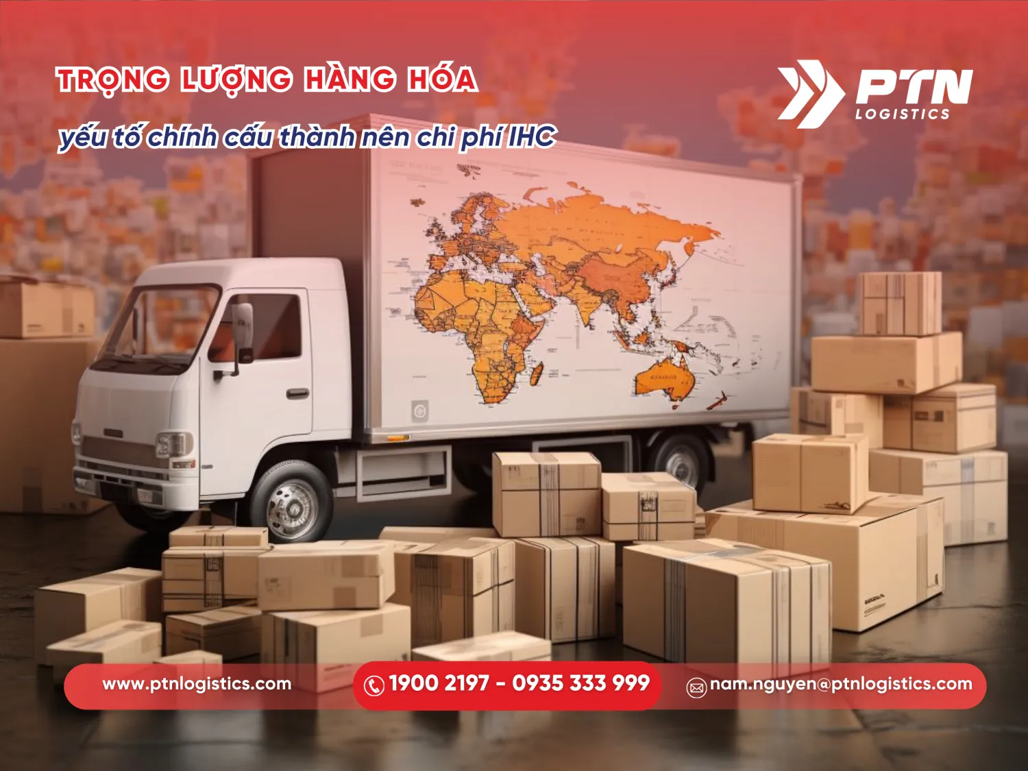 Trọng lượng hàng hóa là yếu tố cấu thành nên chi phí IHC