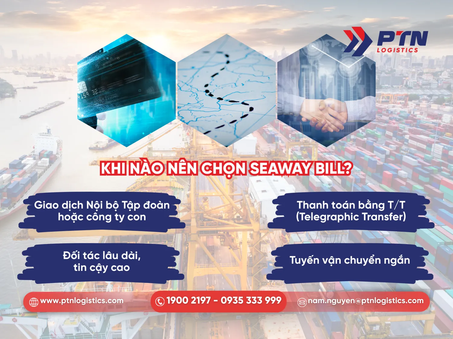Trường hợp nào nên chọn seaway bill
